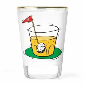 Golf 19th Hole Shot Glass - Unique Shot Glass - Golfer Shot Glass - 19th Hole